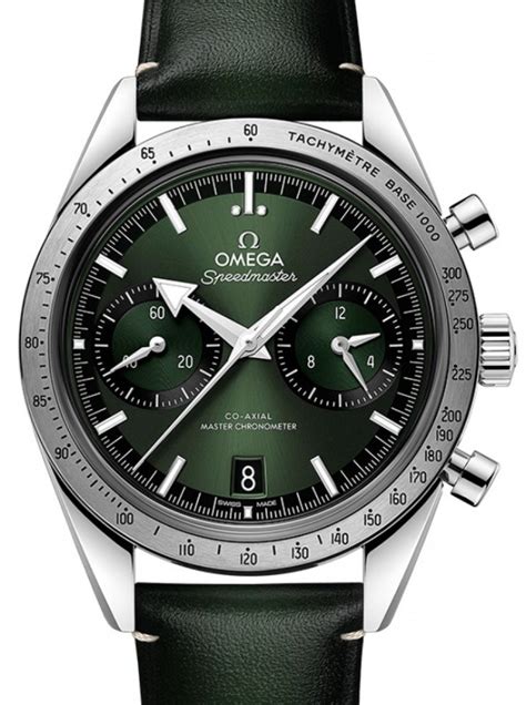 omega speedmaster 57 green|omega speedmaster 57 review.